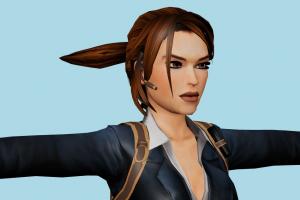 Lara Croft Lara-Croft, Lara, Croft, lara, Tomb-Raider, girl, female, woman, people, human, xna, characters, rigged